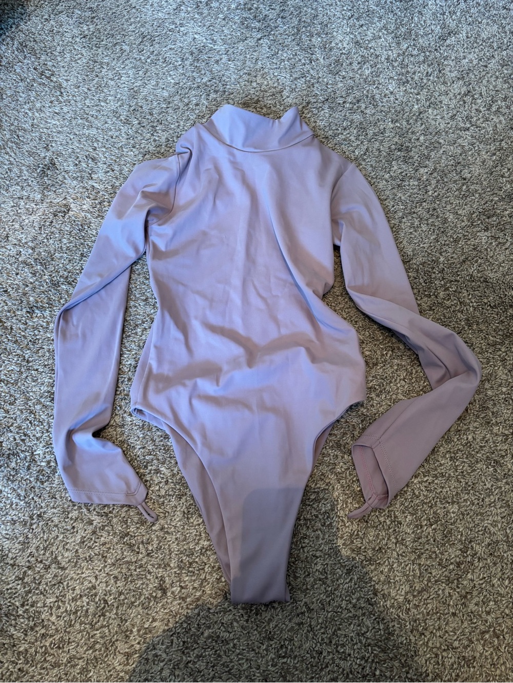Luna lilac long sleeve swimsuit